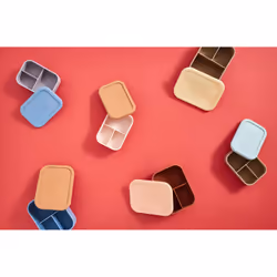 OYOY Yummy Boîte de rangement alimentaire 0,7 L Silicone Marron, Jaune 1 pièce(s)