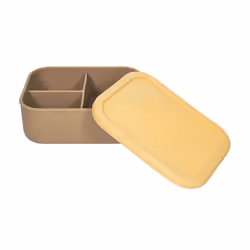 OYOY Yummy Boîte de rangement alimentaire 1,3 L Silicone Marron, Jaune 1 pièce(s)