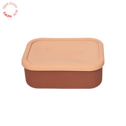 OYOY Yummy Boîte de rangement alimentaire 1,3 L Silicone Marron, Jaune 1 pièce(s)