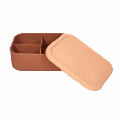 OYOY Yummy Boîte de rangement alimentaire 1,3 L Silicone Marron, Jaune 1 pièce(s)