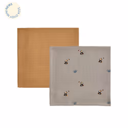 OYOY M107556, Couverture à emmailloter, Beige, Marron, Motif, Coton, Garçon/Fille, 700 mm