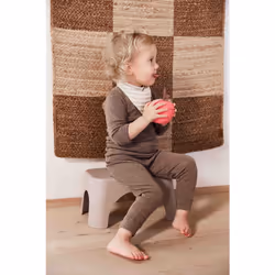 OYOY M107587 marchepied Bambou, Plastique Beige