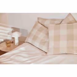 OYOY L301251 Taie d'oreiller Beige, Blanc 48 x 48 cm Coton