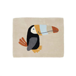OYOY M107601 tapis de sol Intérieure Rectangle Coton, Laine Beige, Multicolore