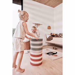 OYOY M107601 tapis de sol Intérieure Rectangle Coton, Laine Beige, Multicolore