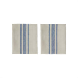 OYOY L301261 serviette 2 pièce(s) Naturel, Rouge Coton
