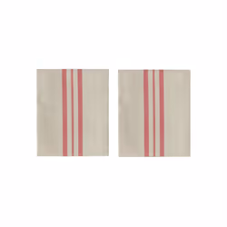 OYOY L301263, Naturel, Rouge, Coton, Lavage en machine, 60 °C, Carré, 450 mm