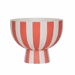 OYOY L301298, Rouge, Blanc, Grès, 126 mm, 126 mm, 100 mm, 400 g