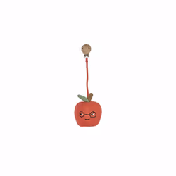 OYOY Yummy, Apple, Rouge, Coton, Polyester