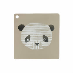 OYOY Lun Lun set de table Carré Noir, Gris, Blanc 1 pièce(s)