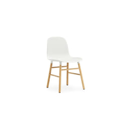 Normann Copenhagen Form Chair Oak chaise restaurant Siège rigide Dossier rigide