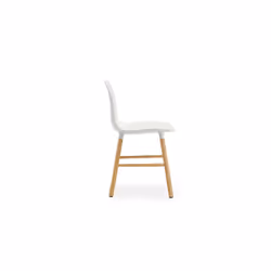 Normann Copenhagen Form Chair Oak chaise restaurant Siège rigide Dossier rigide