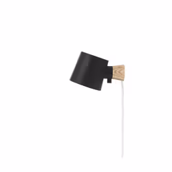 Normann Copenhagen Rise, Surface, Cylindre, E14, IP20, Noir, Bois