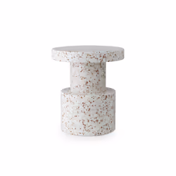 Normann Copenhagen Bit, Siège rigide, Blanc, Polyéthylène faible densité (LPDE), 1 pieds, Blanc, Cercle