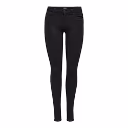 ONLY ONLROYAL Mid waist Skinny Fit Jeans Noir - Vue supplémentaire 3