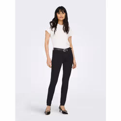 ONLY ONLROYAL Mid waist Skinny Fit Jeans Noir - Vue supplémentaire 5