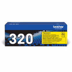 Brother TN-320Y - Cartouche de toner originale – Jaune, 1500 pages, Jaune, 1 pièce(s)