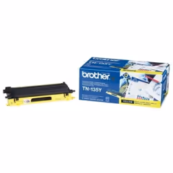 Brother TN-135Y - Cartouche de toner originale à haut rendement – Jaune, 4000 pages, Jaune, 1 pièce(s)