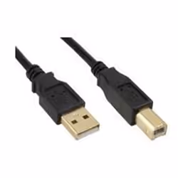 Microconnect 5m USB2.0 A-B M-M, 5 m, USB A, USB B, USB 2.0, Mâle/Mâle, Noir