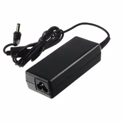 HP Smart AC power adapter (45 watt), Ordinateur portable, Intérieure, 100-240 V, 50/60 Hz, 45 W, Noir