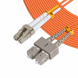Microconnect 2m LC-SC UPC LSZH câble de fibre optique OM2 Orange