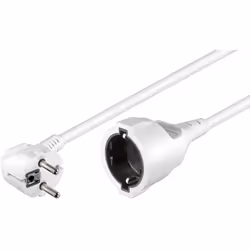 Microconnect PE140300W, 3 m, Intérieure, 1,5 mm², Blanc, 1 sortie(s) CA, 250 V