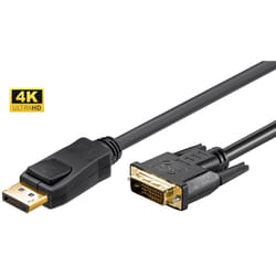 Microconnect 5m DisplayPort/DVI DVI-D Noir