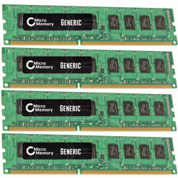 CoreParts 32GB DDR3 1600MHz kit, 32 Go, 4 x 8 Go, DDR3, 1600 MHz, Vert