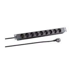 Microconnect CABINETACC23, Basique, 1U, horizontale/verticale, Noir, 8 sortie(s) CA, 3 m