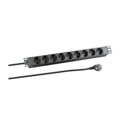Microconnect CABINETACC23 unité de distribution d'énergie 8 sortie(s) CA 1U Noir