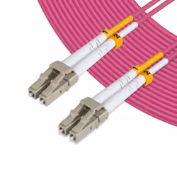 Microconnect 1.5m, LC/UPC-LC/UPC câble de fibre optique 1,5 m OM4 Violet - Vue supplémentaire 2