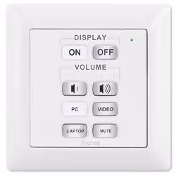 Extron MLC 62 RS EU, IR Wireless, Appuyez sur les boutons, Blanc