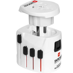 Microconnect PETRAVEL27 prise de courant électrique Blanc