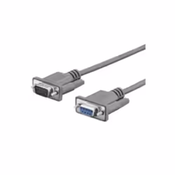 Vivolink 2.0m D-sub 9 pin - D-sub 9 pin, Noir, 2 m, D-sub 9 pin, D-sub 9 pin, Mâle, Femelle