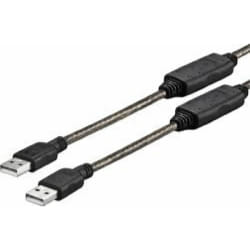 Vivolink PROUSBAA15 câble USB 15 m USB 2.0 USB A Noir