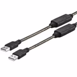 Vivolink PROUSBAA20, 20 m, USB A, USB A, USB 2.0, Mâle/Mâle, Noir