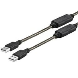 Vivolink PROUSBAA20 câble USB 20 m USB 2.0 USB A Noir