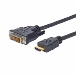 Vivolink 15m HDMI - DVI-D, 15 m, HDMI, DVI-D, Mâle, Mâle, Droit