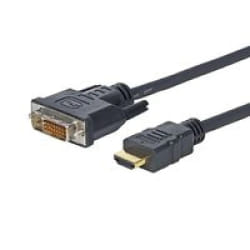 Vivolink 15m HDMI - DVI-D Noir