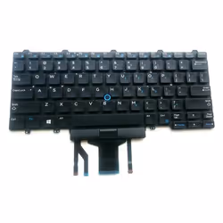 DELL 4JPX1, Clavier, Allemand, Clavier backlight, DELL, Latitude E5450, E7450