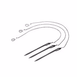 Zebra SMB Stylus Tethered Grey, Argent, 3 pièce(s)