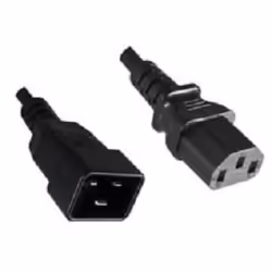 Microconnect PE030620, 2 m, Coupleur C13, Coupleur C20, H05VV-F, 230 V, 10 A