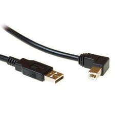Microconnect USB A/USB B, 2 m câble USB 1,8 m USB 2.0 Noir