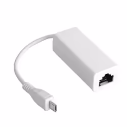 Microconnect USBMICROETHB, Avec fil, Micro-USB, Ethernet, 100 Mbit/s, Blanc