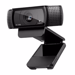 Logitech HD Pro Webcam C920, 1920 x 1080 pixels, Full HD, 720p, 1080p, H.264, USB 2.0, Noir