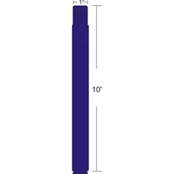 Zebra 10012712-3, Bleu, Imprimante d'étiquette adhésive, Thermique directe, 1" x 10", 350 pièce(s)
