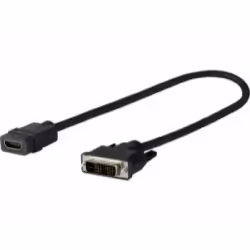 Vivolink PRODVIADAPHDMI, 0,2 m, DVI-D, HDMI, Mâle, Femelle, Droit