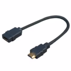Vivolink PROHDMIADAPHDMIF, 0,2 m, HDMI Type A (Standard), HDMI Type A (Standard), 4096 x 2160 pixels, Compatibilité 3D, Noir