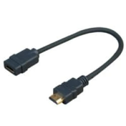 Vivolink PROHDMIADAPHDMIF câble HDMI 0,2 m HDMI Type A (Standard) Noir