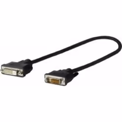 Vivolink PRODVIADAPDVI, 0,2 m, DVI-D, DVI-D, Mâle, Femelle, Noir